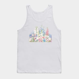 beautiful secret garden ink and watercolor Tank Top